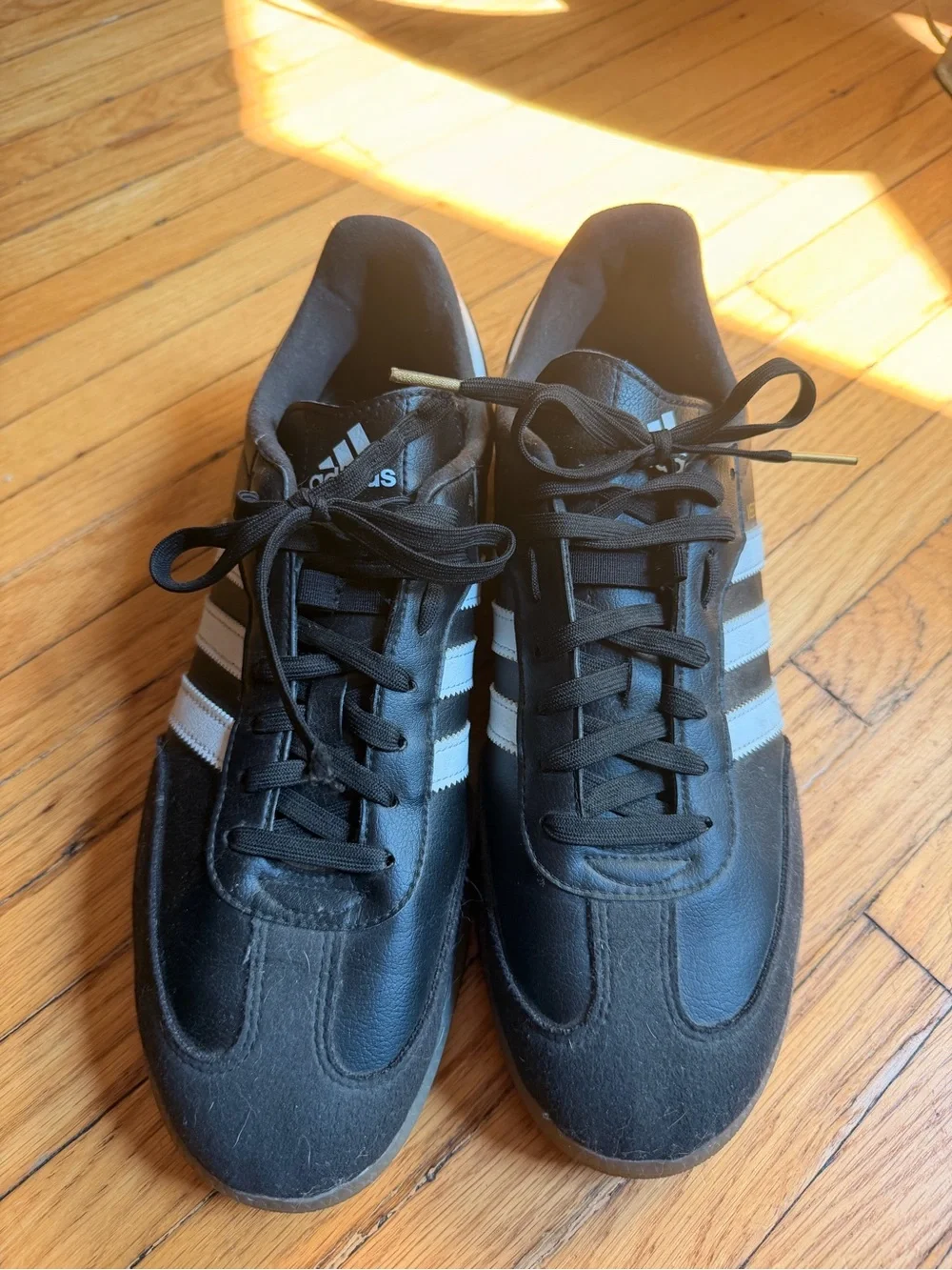 Adidas Velosamba Cycling Black/White,rubber gum sole 12, 2 bolt cleat compatible